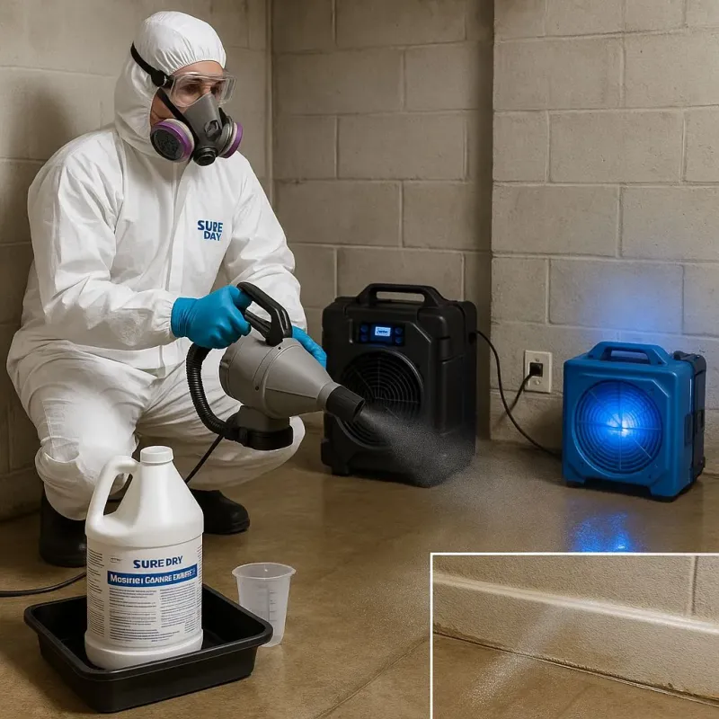 Sanitization and Odor Removal process in San Fernando, CA